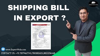 Shipping Bill in Export | Hindi | Ankit Sahu | Exportwala |