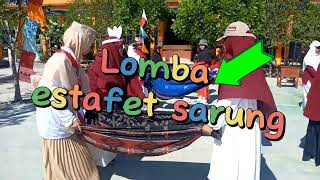 Lomba Estafet Sarung 17 Agustus