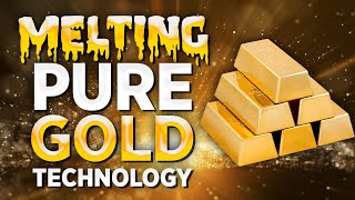 How To Make Pure Gold 24kt Gold ▶ Pure Gold Bar 24k Step by Step Process