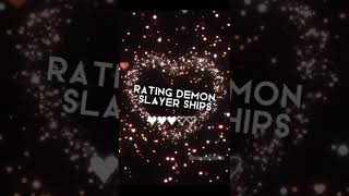 Rating Demon Slayer Ships