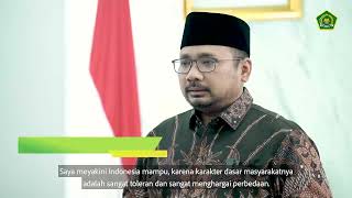 Menag Mengucapkan Selamat Tahun Baru 2022