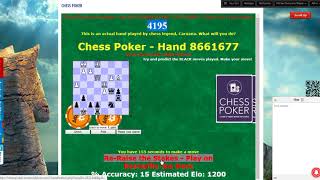 Chess Poker   The Introduction