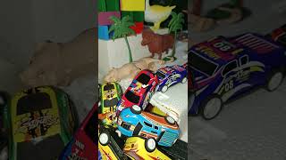 Mobil miniatur, bus basuri, telolet om telolet, kereta api, excavator, truk oleng#shortvideo