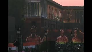 Projection Mapping Laser Show | Beating Retreat Ceremony 2022 | Vijay Chowk | #beatingretreat2022