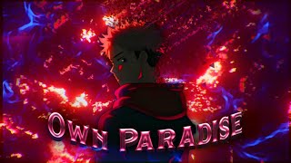 Jujutsu Kaisen - Shibuya Incident Arc - Own Paradise [AMV/EDIT]