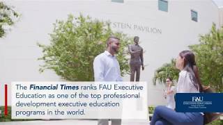 FAU’s Executive Education Programs Break Into ‘Financial Times’ Rankings