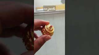 Gold kumkum bharine