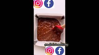 Perfect Fudgy Brownie Recipe | Simple way of making perfect brownie | #shorts