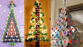 🎄+100 RECYCLED CHRISTMAS TREE IDEAS DIY - CHRISTMAS DECOR IDEAS 2024 - CHRISTMAS DIY IDEAS 2024