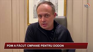 În noaptea în care a devenit președinte în 2016, Dodon împreună cu soția sa au mers la Plahotniuc