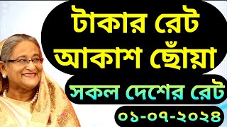 আজকের টাকার রেট কত | ajker takar ret koto | ওমান মালয়েশিয়ার সৌদির আজকের টাকার রেট ১তারিখ-NOTUN BD