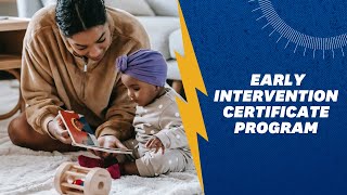 Early Intervention Graduate Certificate Program | Kent State University