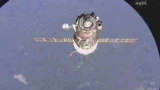 Soyuz TMA-12 docking (view from ISS)