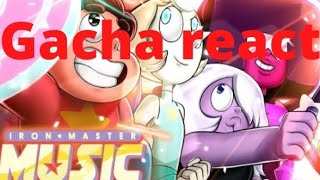 Chapeus de palha reagindo ao rap das Crystal gems(Iron master)(GachaClub/life)