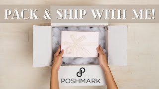 How To Pack & Ship Poshmark Orders | Ship With Me | Free Shipping Supplies