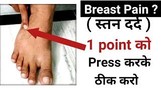 Acupressure Point For Breast Pain | Breast Pain Treatment at Home | Sthan Me Dard Ka ilaj |