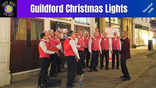 Guildford Christmas walk - Christmas lights and Christmas Twinkle with Santa