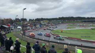 National Saloon Stockcars heat 1 highlight clip Hednesford Hills Raceway 17/11