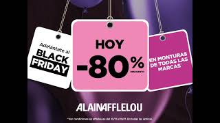 ¡Adelántate al Black Friday! Descubre los mejores descuentos en Alain Afflelou.