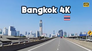 Driving 4K Expressway through Bangkok Thailand 2022