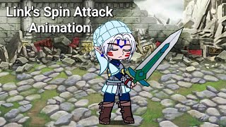 Link's Hero Spin Attack Animation