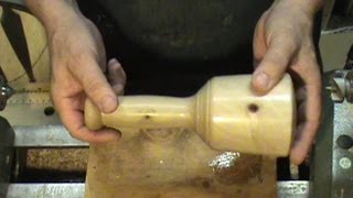 Turning a Maple Carver's Mallet