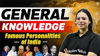 Famous Personalities of India | General Knowledge For All Nursing Exams | AIIMS NORCET 8