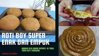 resep roti boy anti gagal || cara membuat roti boy || Harum dan enak kayak di toko roti