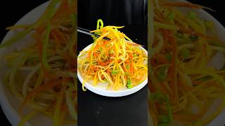 Green Radish and Carrot Salad | Easy and Refreshing Side Dish