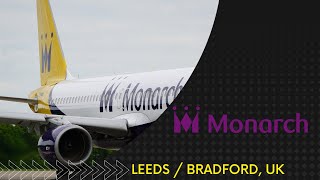 Monarch Airlines A320 Sharklets | Leeds Bradford, UK - Landing