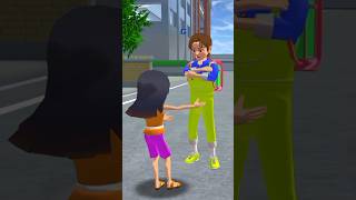 Yuta mencoba membangunkan Mio 😢😊#shorts#sakuraschoolsimulator #shortsvideo#viral