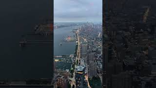 Views from the top of the tallest building in USA! #travelvlog #nyc #oneworldtradecenter #manhattan