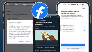 WhatsApp 코드 없이 Facebook에서 번호를 제거하는 방법