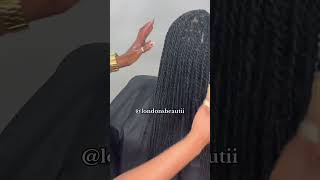 ✅ All Done ✅ Two Strand Twist on Long Natural Hair | #hairstyle #protectivestyle #naturalhairjourney