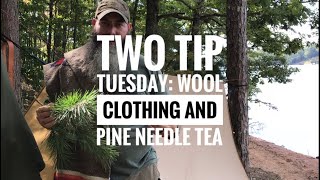 Two Tip Tuesday: Wool Clothing and Pine Needle Tea