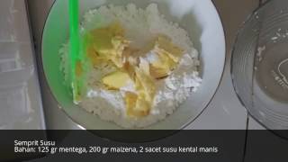 Cara Membuat Kue Kering Semprit Susu