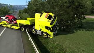 ETS2 TruckersMP - Funny Moments - dziwne przypadki na drodze odc.2