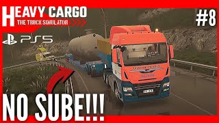 Ruta llena de desgracias y una carretera muy difícil - Heavy Cargo Truck Simulator #8