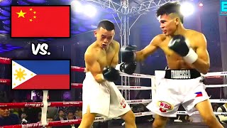 CHINA  vs.  PHILIPPINES  BATTLE of UNDEFEATED!  new PINOY WBO oriental FLYWEIGHT CHAMPION