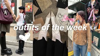 outfits of the week | I went to a life drawing class + I'm in Paris! ☆