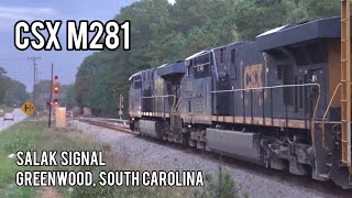 Knocking Down Salak Signal, CSX M281, Greenwood, South Carolina - 10-26-2024