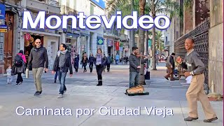 [ Caminata ] MONTEVIDEO Uruguay OLD TOWN 4k video Alex VLOG