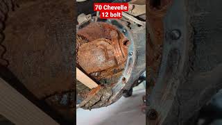 Chevelle hurricane 12 bolt #shorts #rearend  #rust