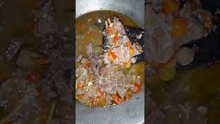 Tumis daging kuah rasa garang asem enak banget