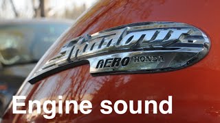 1100cc 2002 Honda Shadow AERO engine sound