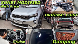 2024 KIA SONET HTK(O) FULLY MODIFIED WITH PRICE | SONET MODIFICATION | KIA SONET MODIFIED