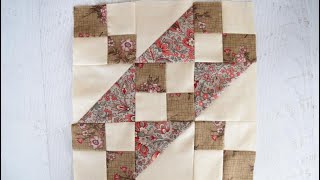 Jacob's Ladder Quilt Block Instructions