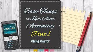 Fundamentals  of Accounting - Part 1 @THINKTANKLIKEBEES