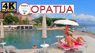 Opatija, Abbázia,  Croatia, Kroatien,  Urlaub,  Walking Tour 2024 July    4k/50 fps