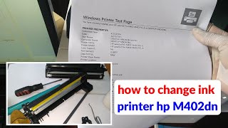 How to refilling the cartridge hp printer M402dn